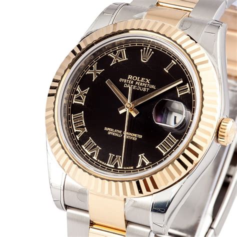 rolex datejust ii black dial|rolex datejust 41mm black face.